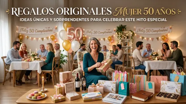25 Regalos para Mujer de 50 Años: Ideas Originales (2026)