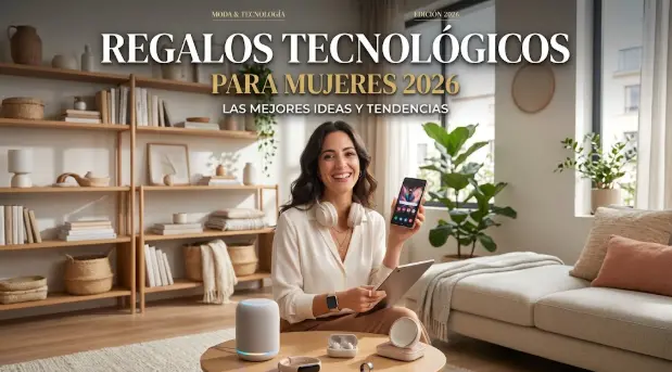Regalos tecnológicos para mujeres: gadgets útiles 2026