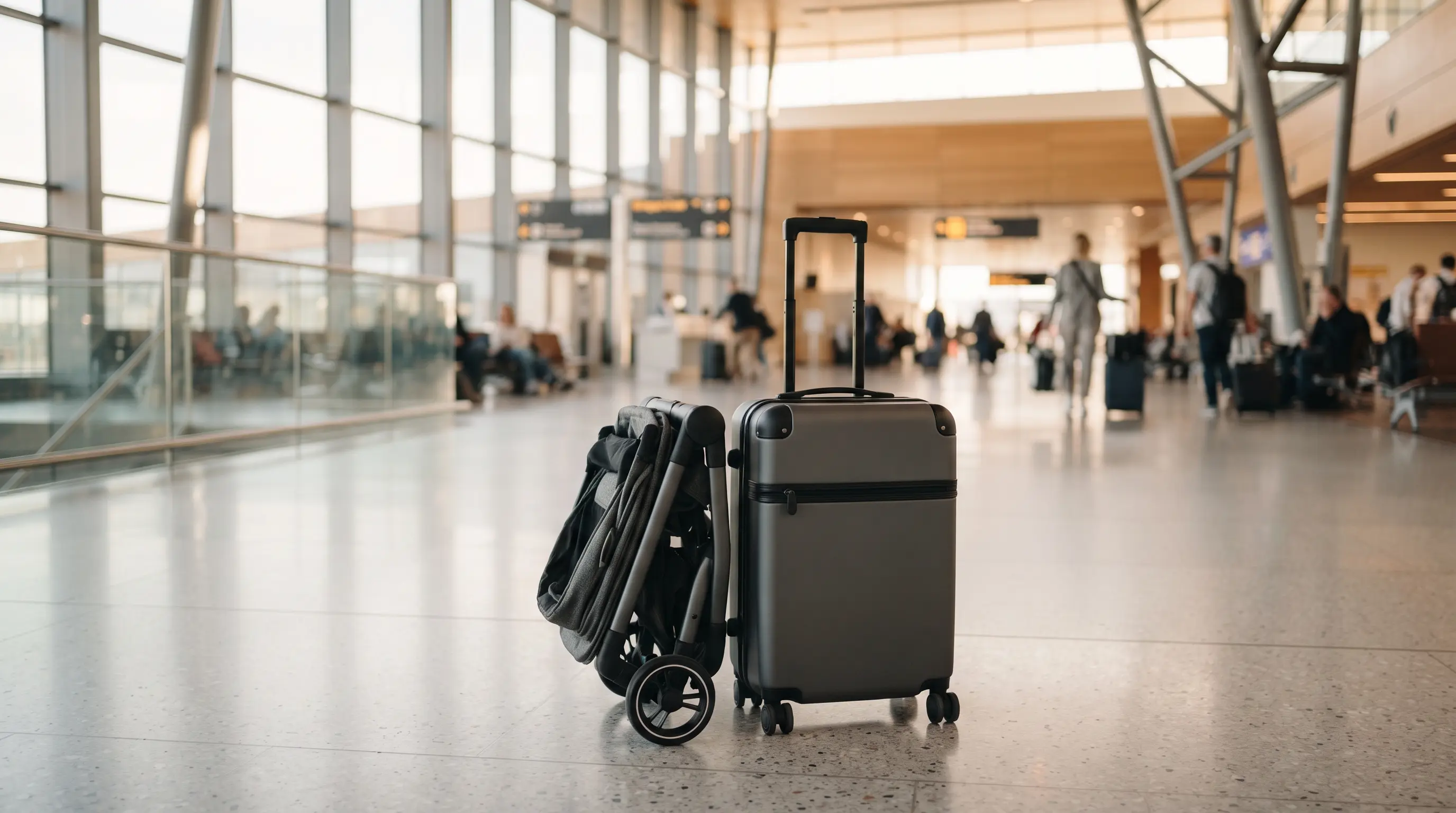 Sillas de paseo ligeras y compactas para viajar en avión